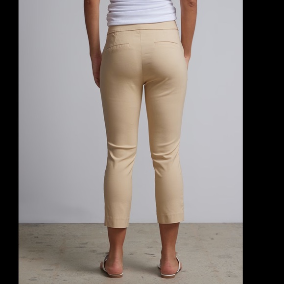 NY&C Whitney Ankle Pull On Khaki Pants - Picture 1 of 5